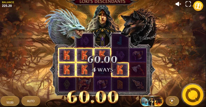 Loki's Descendants - modaliteti Monster Spins në fazë aktive