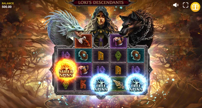 Loki's Descendants - nisja e funksionit Serpent me Wild's diagonale